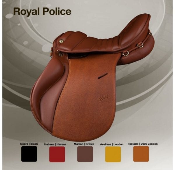 Selle cheval Zaldi Royal police couleurs